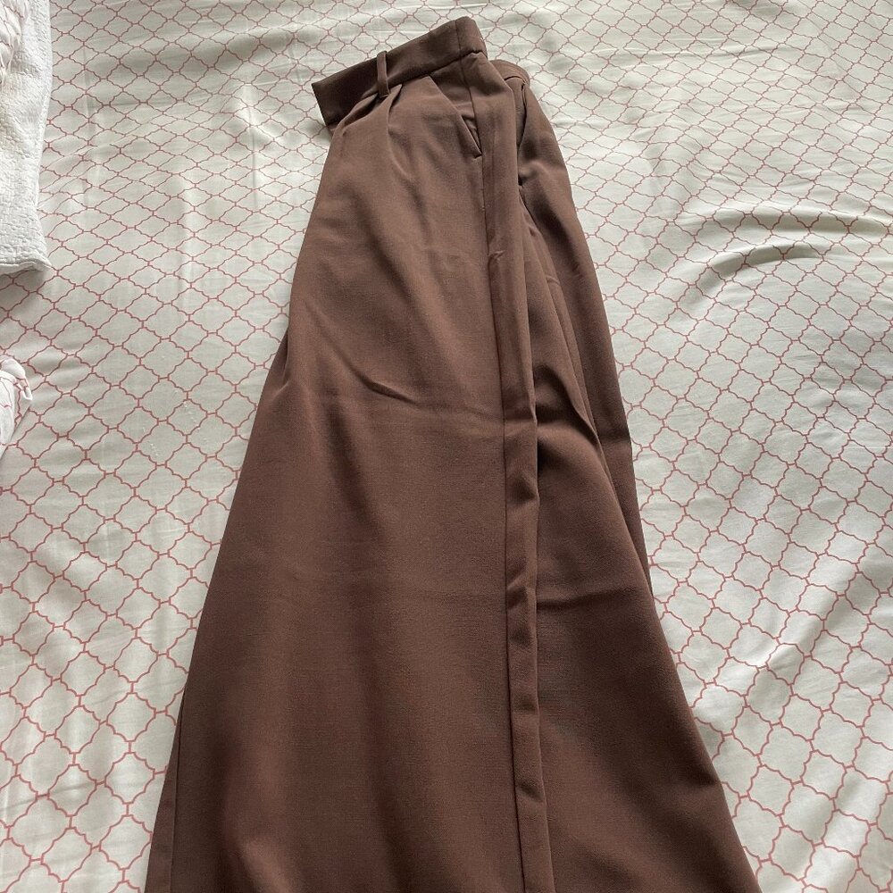 A&F Sloane Tailored Wide Leg Pant